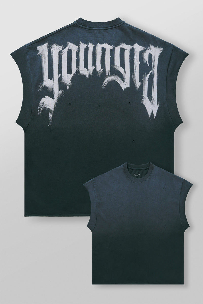 de corte con hombros caídos