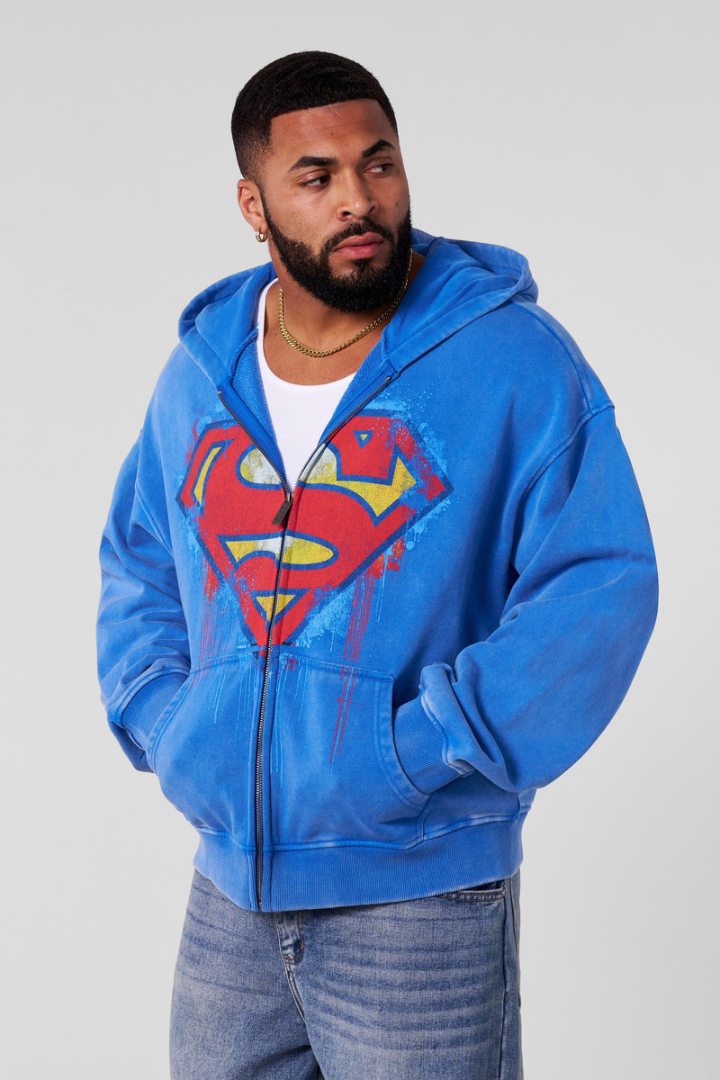Superman Drip Zip-Ups