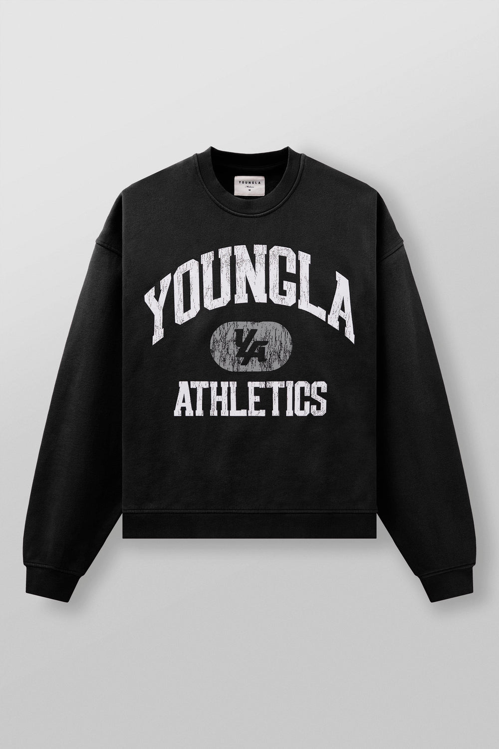 Jersey de cuello redondo vintage Uni