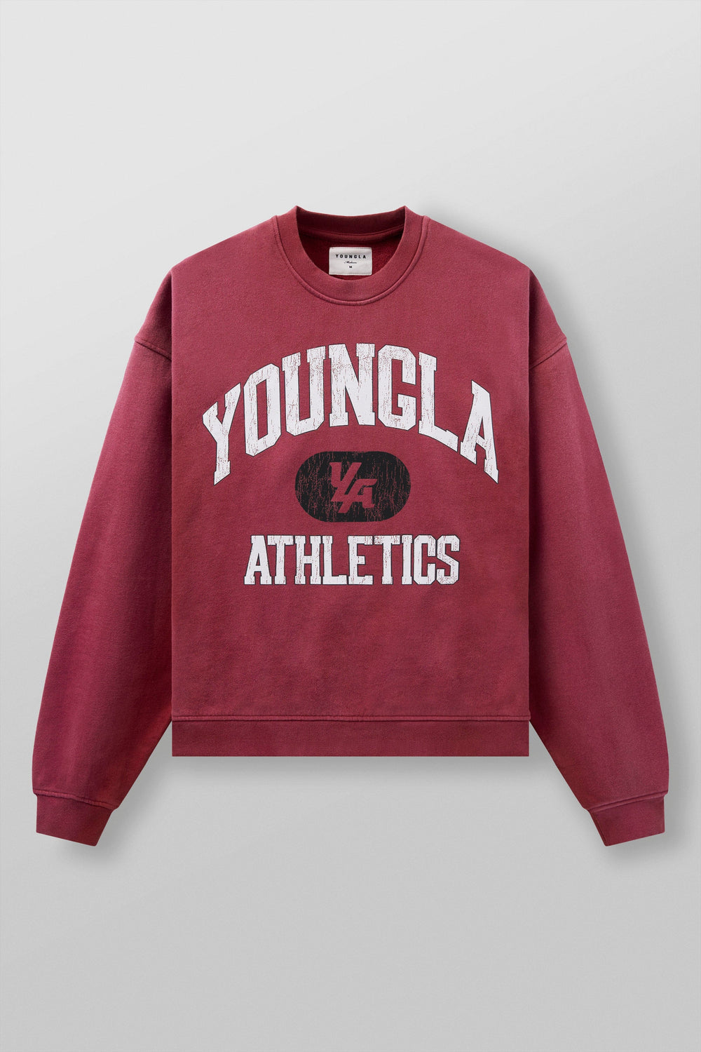 Jersey de cuello redondo vintage Uni