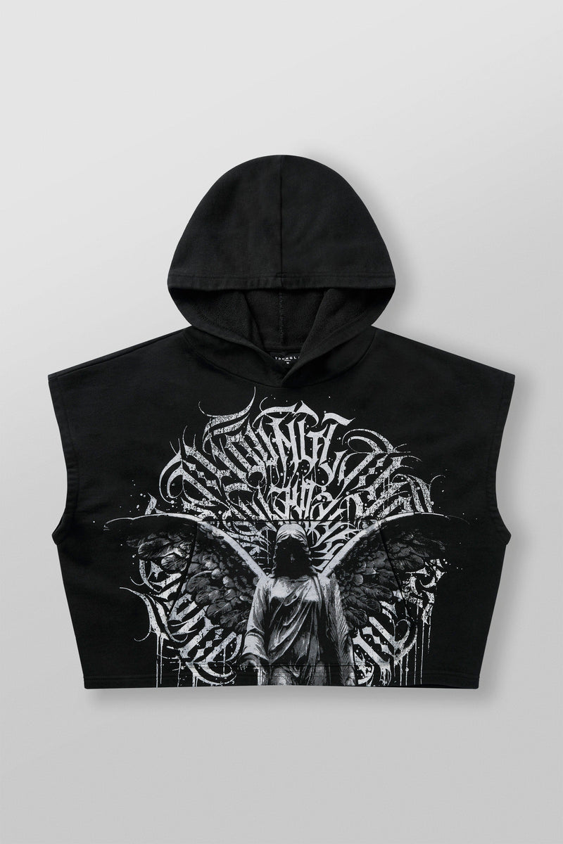 Sudadera con capucha Angel Cut-Off