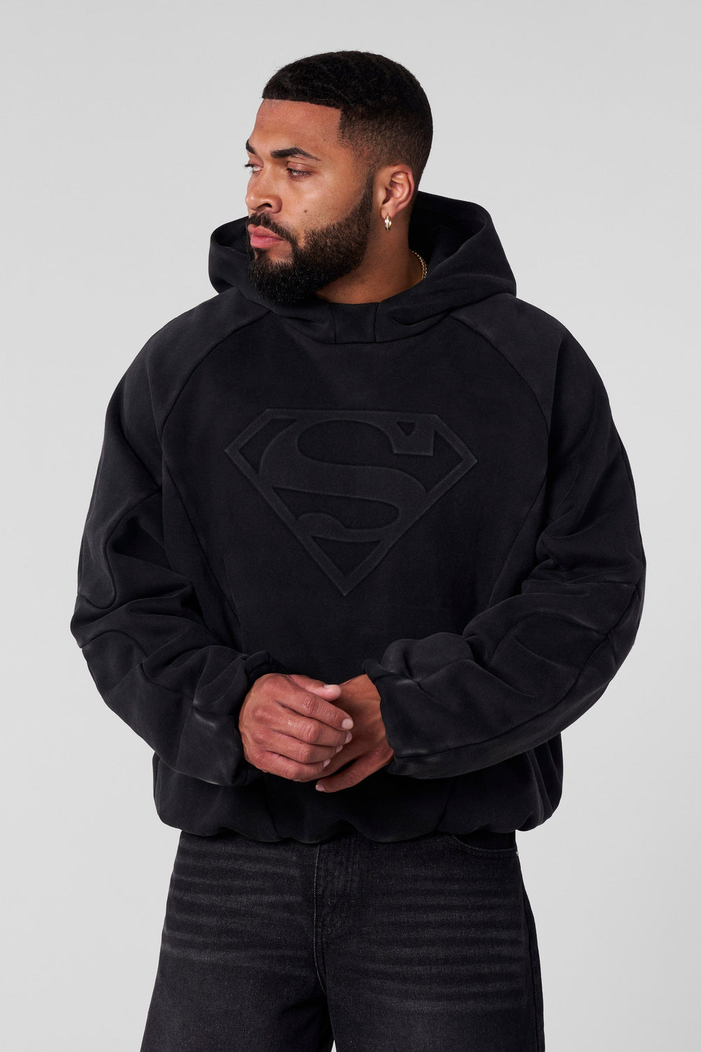 Sudadera con capucha del escudo de Superman