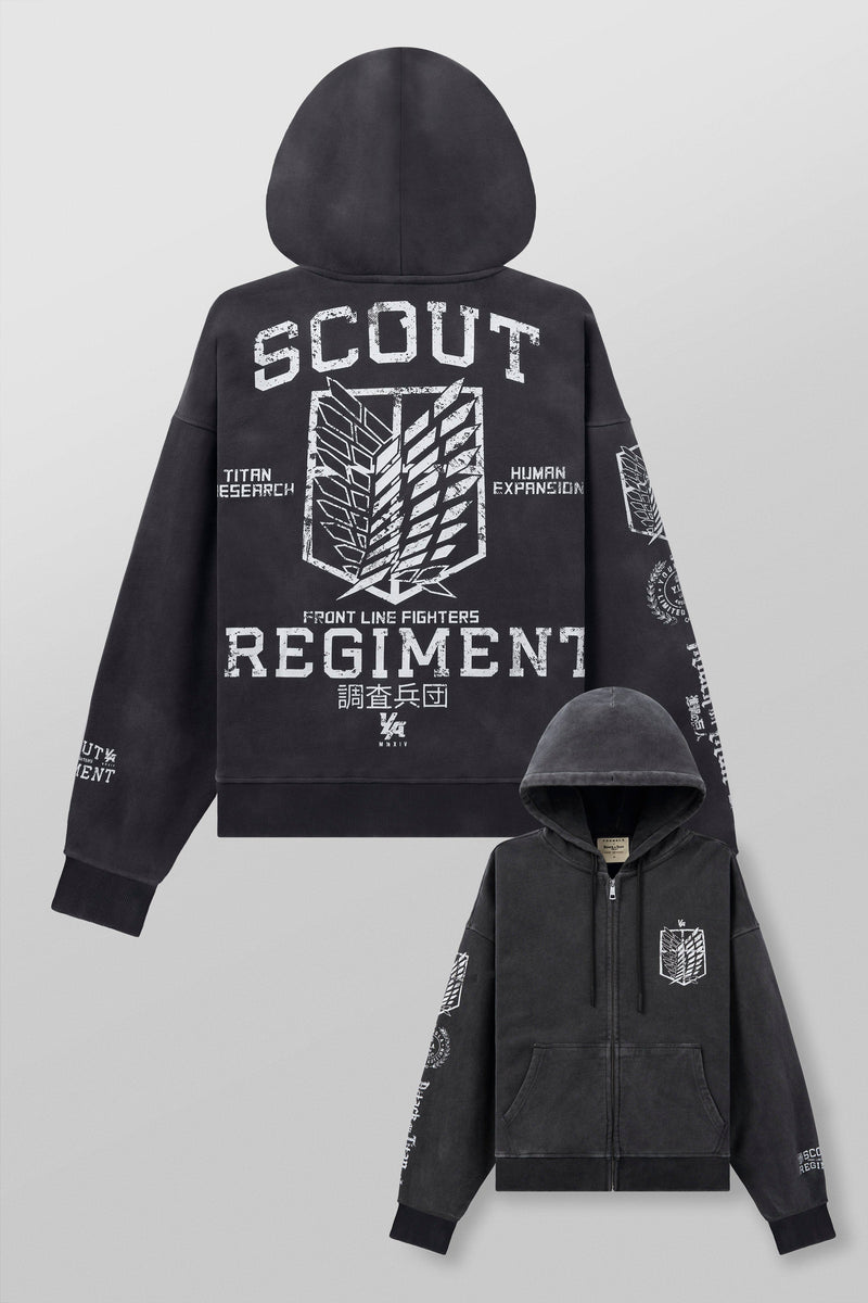 Sudadera con capucha y cremallera AOT