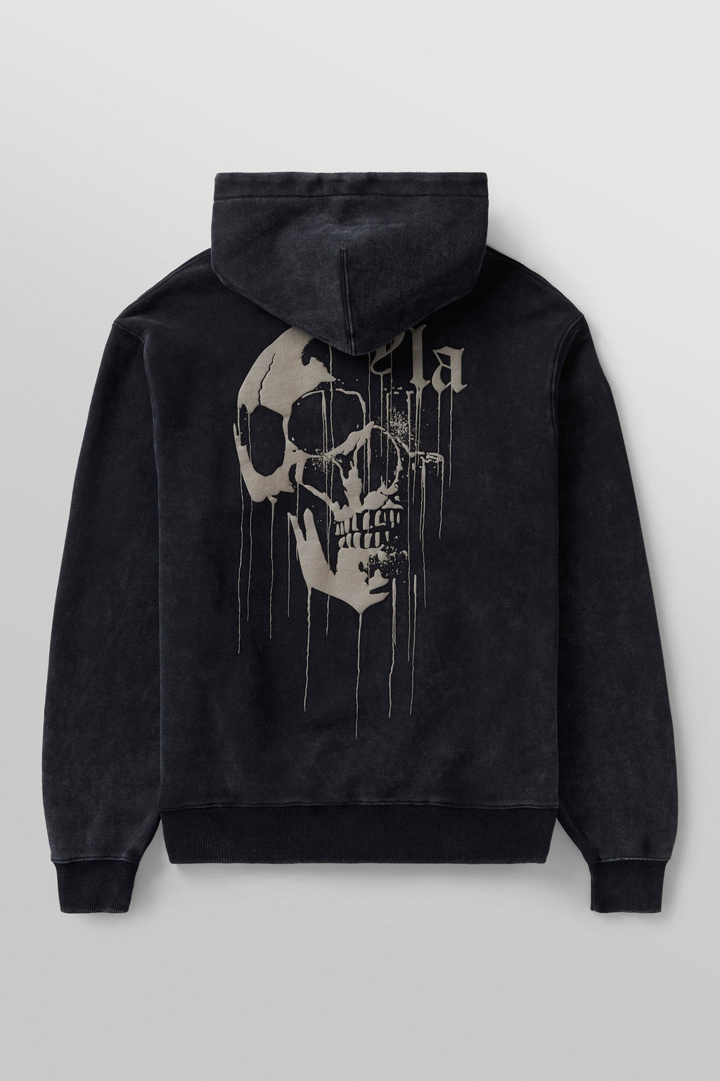 Sudadera con capucha de calavera goteante