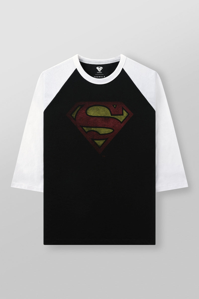 Camisas raglán 3/4 de Superman