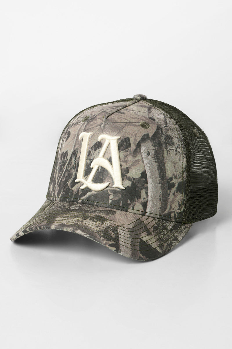 Gorras de camionero con estampado de árboles