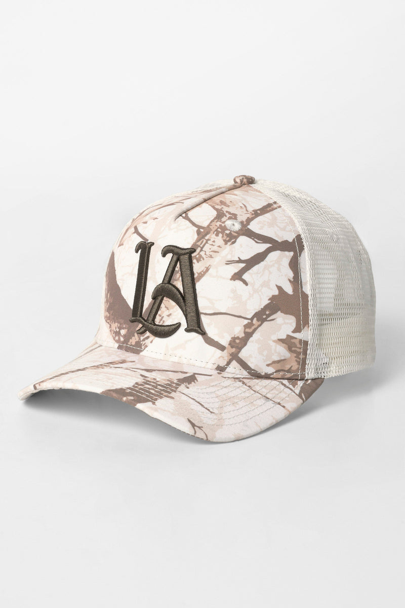 Gorras de camionero con estampado de árboles
