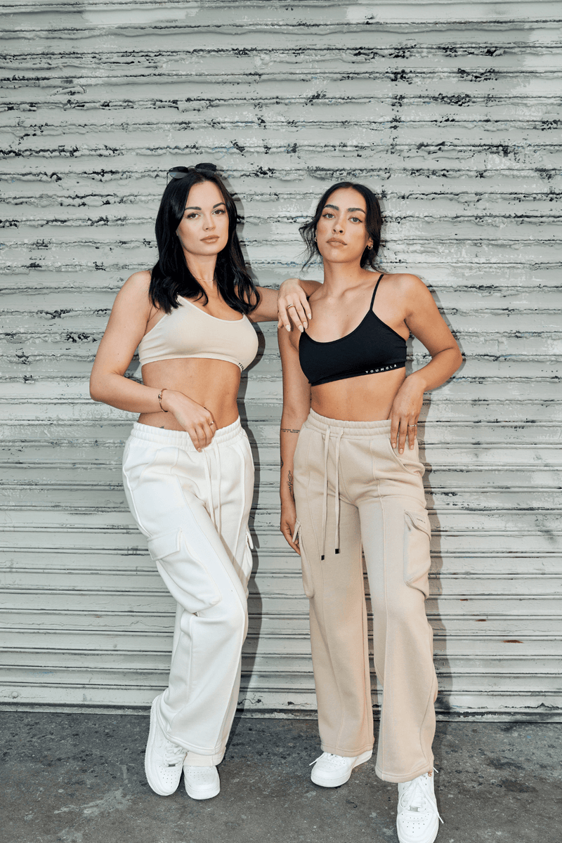 Pantalones deportivos cargo de polar