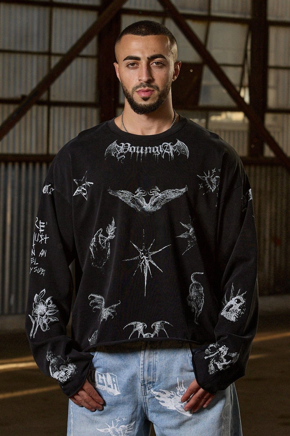 Mangas largas entintadas