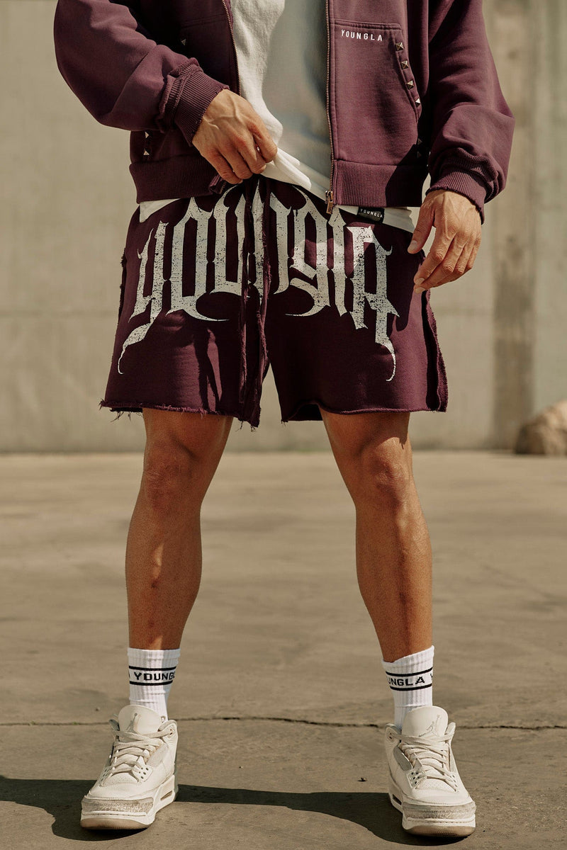 Pantalones cortos de rizo deconstruidos